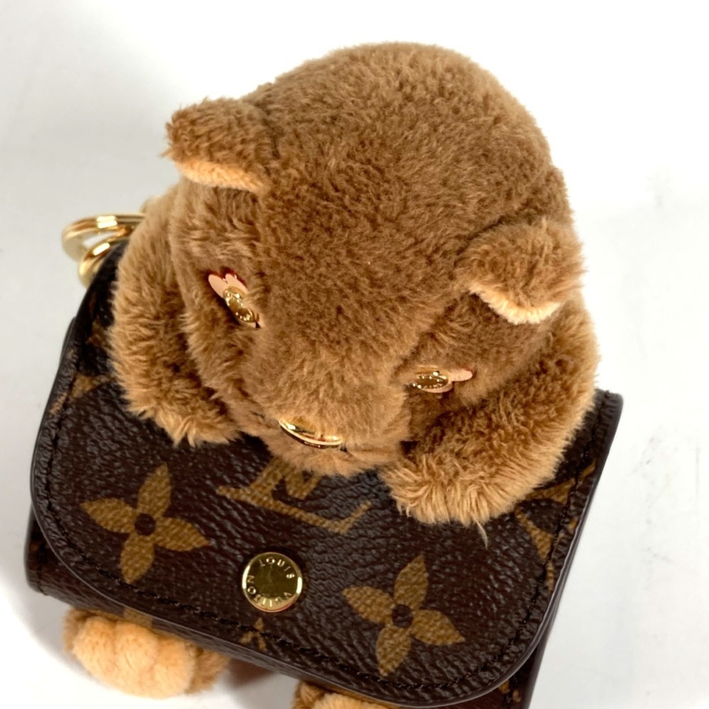 LOUIS VUITTON M01561 Monogram Cat Accessory Bag Charm - LV Cute Keychain Canv... - Picture 6 of 12